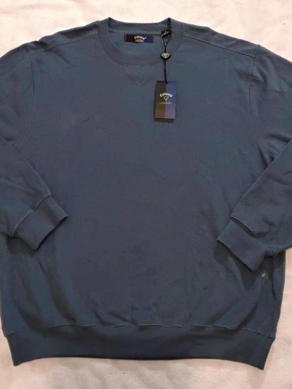 VINTAGE Callaway Golf Collection Men's Blue Crewneck Pullover Sweatshirt Logo